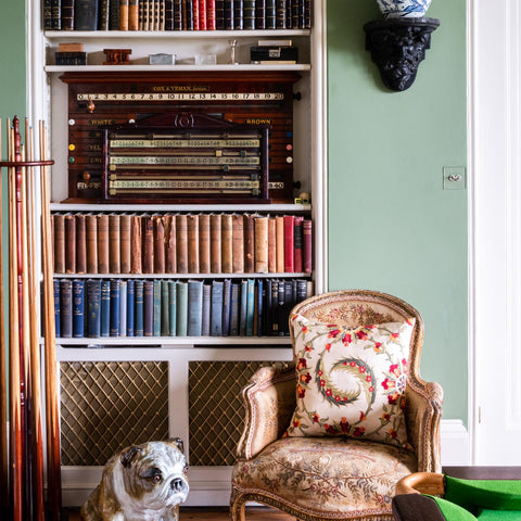 Hand-Embroidered Silk Cushions