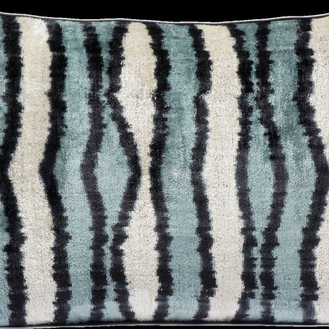 Silk Velvet Ikat Cushions